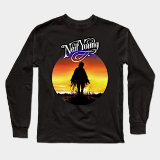 neil young et moisson lune tour 2019 2020 logo sudahlah T-shirt ajusté Long Sleeve T-Shirt